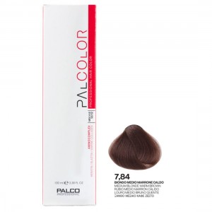 ΒΑΦΗ PALCOLOR 7.84 ΞΑΝΘΟ ΜΕΣΑΙΟ ΚΑΦΕ ΖΕΣΤΟ 100ml