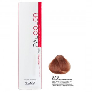 ΒΑΦΗ PALCOLOR 8.43 ΞΑΝΘΟ ΑΝΟΙΧΤΟ ΧΑΛΚΙΝΟ ΧΡΥΣΑΦΙ 100ml